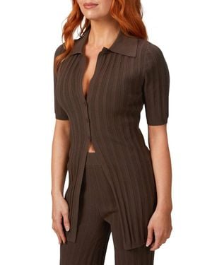 Ronny Kobo Waverly Knit Top - Brown