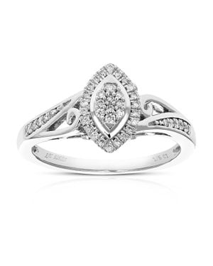 Vir Jewels 1/5 Cttw Lab Grown Diamond Ring - Metallic