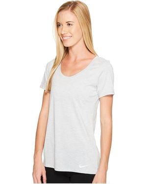 Nike Dri-Fit Yoga T-Shirt - White