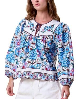 Cleobella Laura Blouse - Blue