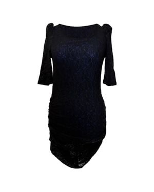 Sandro Sandro Lace Mini Dress - Blue