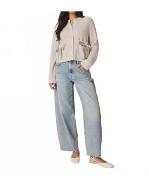 Splendid Stassi Satin Tie Cardigan - Blue