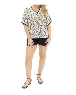 Southern Grace Ribbed Top - Multicolor