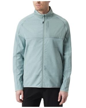 BASS OUTDOOR Trail Jacket Full Zip Long Sleeve Pockets Ups409 - Blue