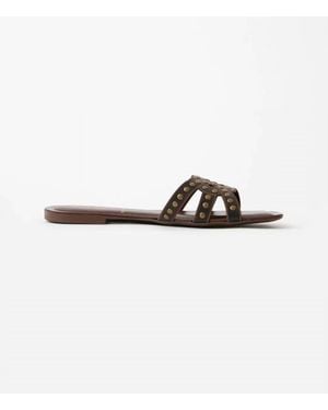Seychelles Treasure Cut Out Slide Sandals - White