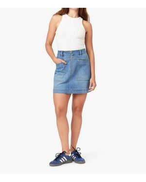 Habitual Utility Mini Skirt - Blue