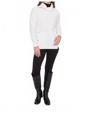 Dolcezza Knit Pullover - White