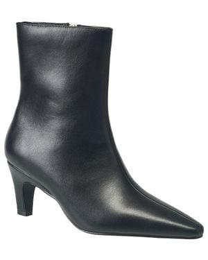 French Connection Alex Kitten Heel Boot - Black