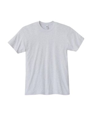 LOS ANGELES APPAREL Usa-Made Fine Jersey T-Shirt - Gray