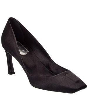 Roger Vivier Satin Pump - Black