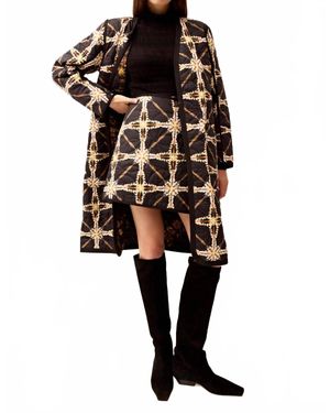 Marie Oliver Lee Long Sleeve Coat - Black