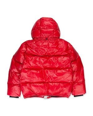 Purple Brand Nylon Down Puffer Down & Puffer Jackets - Red