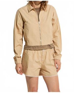 Asher Luna Poplin Short - Natural