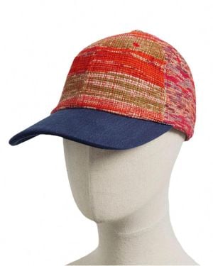 Umber & Ochre Handwoven Cap - Multicolor