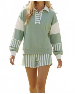 Klesis Wilson Stripe Shorts - Green