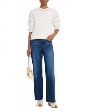 Rails Aggy Puff Sleeve Sweatshirt - Blue
