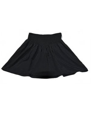 And Now This Smocked-Waist Skirt - Black