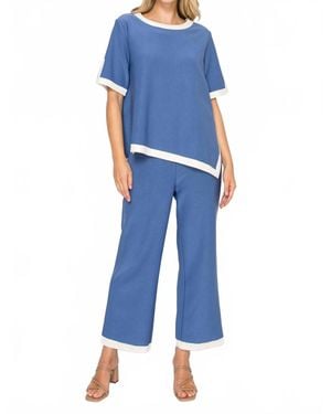 Joh Kiara Crepe Pant - Blue
