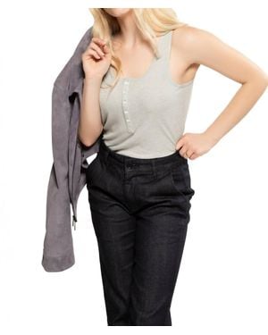ON THIS DAY Ribbed Knit Tank - Gray