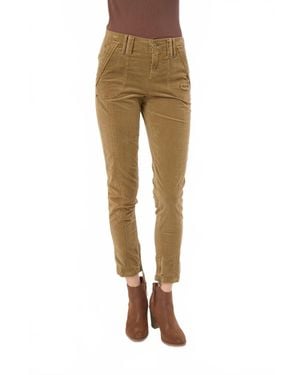 Marrakech Thalia Baby Corduroy Zipper Hem Pant - Natural
