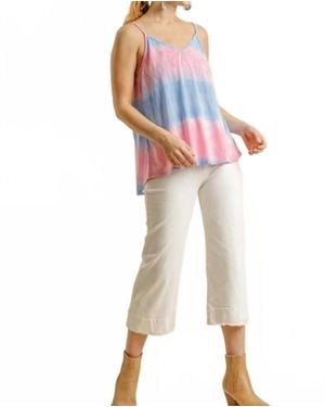 Umgee Tie Dye Tank Top - Multicolor
