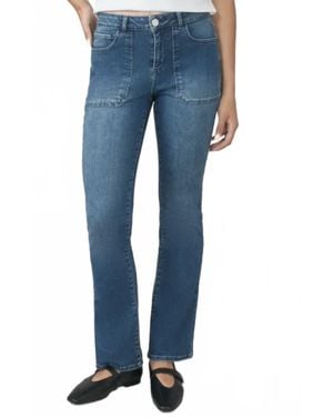 Lola Jeans Billie High Rise Boot Cut Jeans - Blue