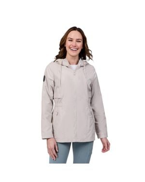 Free Country Misty Rain Away Anorak Rain Jacket - Gray