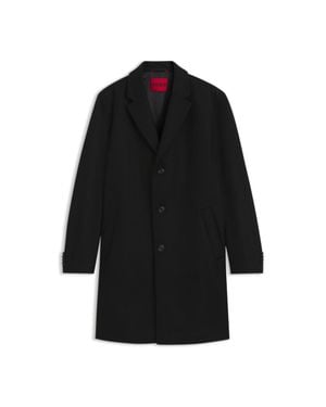 HUGO Regular-Fit Coat - Black