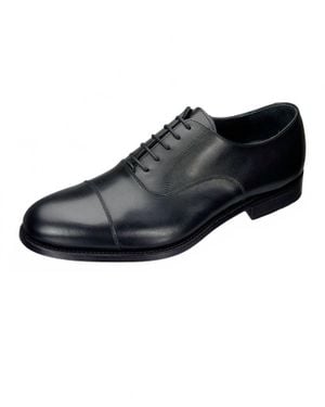 Peter Huber Lucas Cap Toe Oxford Shoes - Black