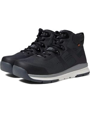 Bogs Sandstone Knit Mid Tr 79055Ct-020 Safety Toe Work Shoes Hawk1356 - Black