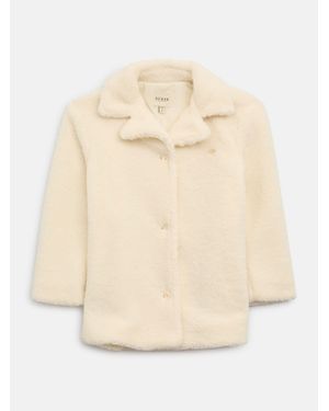 Guess Faux-Fur Jacket (8-16) - Natural