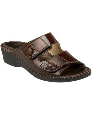 La Plume Jessica Arch Support Sandals - Brown