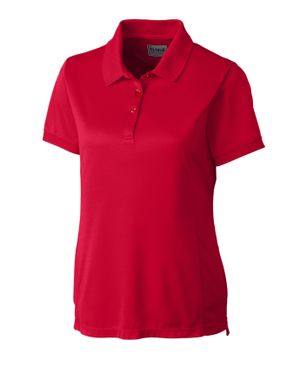 Clique Oslo Pique Lady Polo Shirt - Red