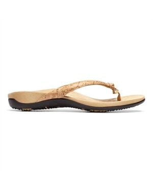 Vionic Bella Toe Post Sandal - Brown