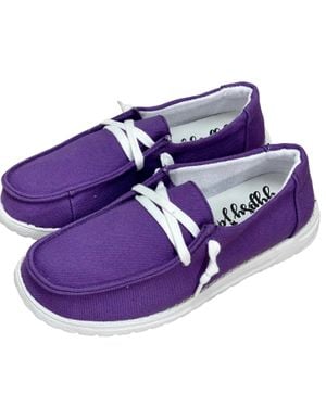 Gypsy Jazz Game Day Sneakers - Purple
