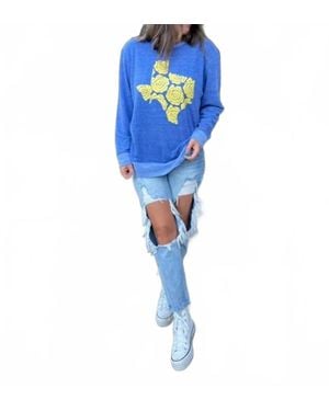 OLIVER & OTIS French Terry Graphic Tee - Blue