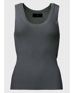 WITHBLACK Lewis Ribbed Tank Top - Gray