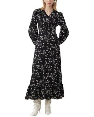 COLON DIANA Maxi Dress - Black