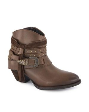 Forastero Western Fashion Booties - Brown