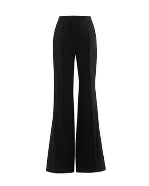 Saiid Kobeisy Jet Crepe Straight-Cut Pants - Black