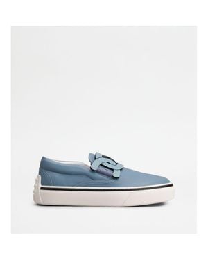 Tod's Slip On Shoes - Blue