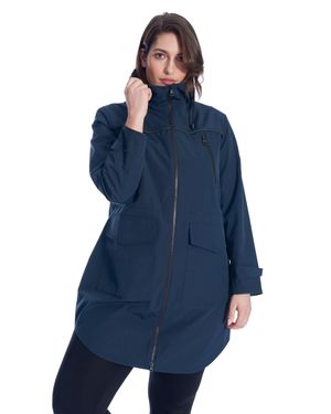 Alpine North Kusawa Plus Drawstring Raincoat, (Plus Size) - Blue