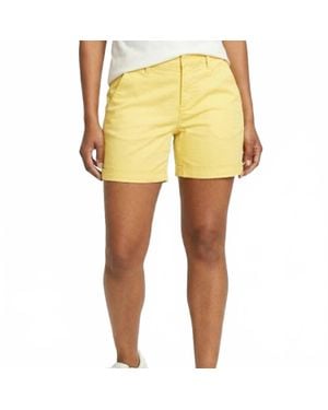 Eddie Bauer Aspire Stretch Cotton Chino Shorts - Yellow