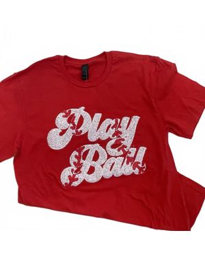 Gildan Play Ball Tee - Red