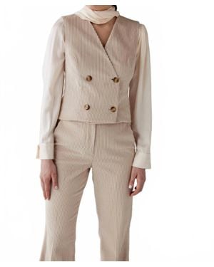 RoseVelvet Cody Vest - Natural