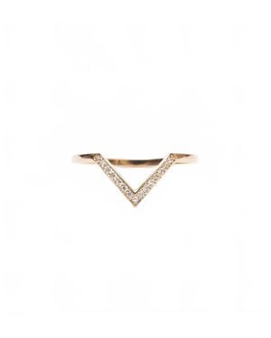 Anna Sheffield Chevron Bea Band - White