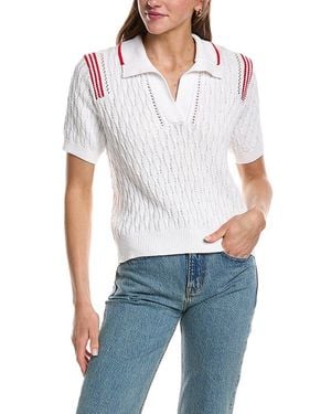 Design History Shoulder Stripe - White