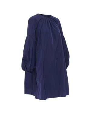Calvin Klein 205W39Nyc Bishop Sleeve Dress - Blue