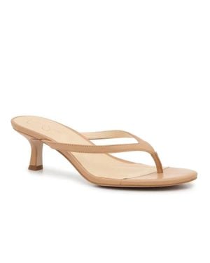 Jessica Simpson Yuri Thong Kitten Heel Slip On Sandal Zap1597 - Pink