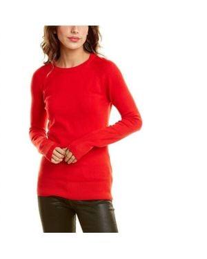 French Connection Babysoft Raglan Crew Sweater - Red